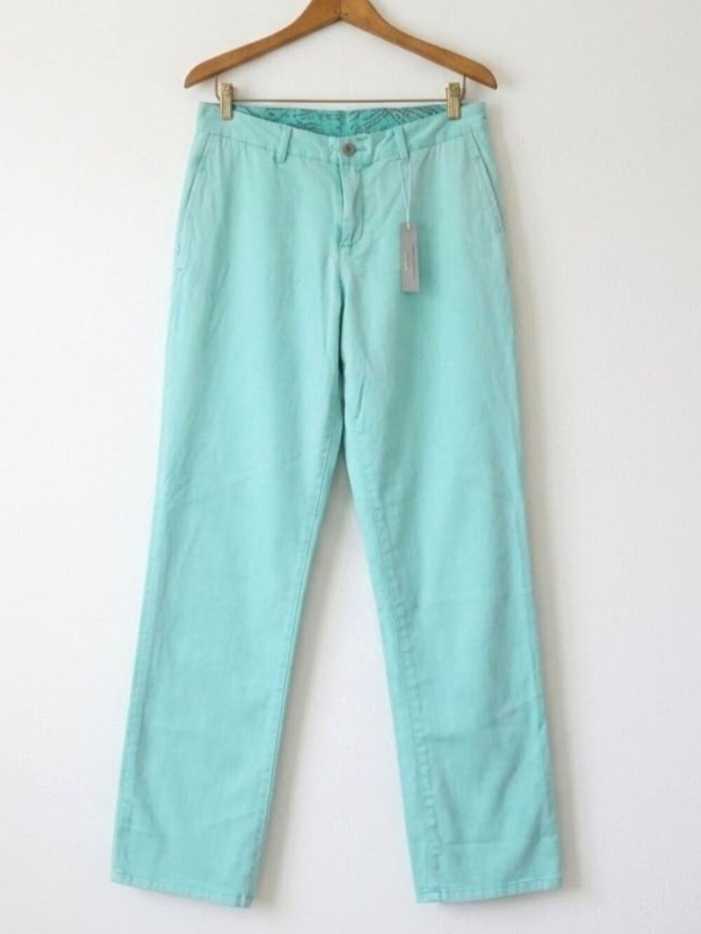NWT Men's Southern Marsh Khaki Pants 32 x 34 Sea Green Chinos Flat Front Classic